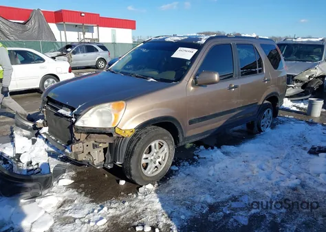 2002 Honda Cr-V Ex from USA, damaged, VIN JHLRD78872C017123